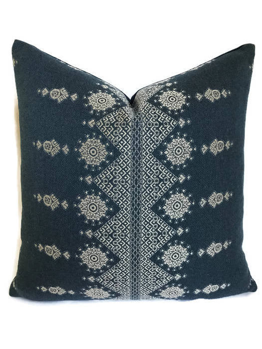 Peter Dunham Carmania Pillow Cover in Indigo