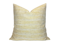 Schumacher Formentera Pillow Cover in Ochre