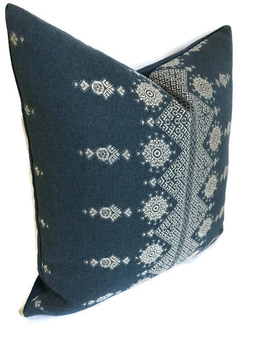 Peter Dunham Carmania Pillow Cover in Indigo