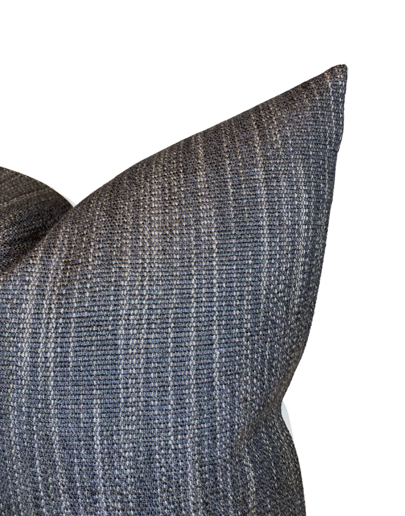 Pama Pillow Cover in Charcoal, Designer Pillows