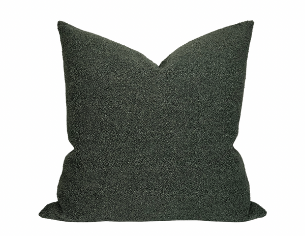 Campi Pillow Cover in Green, Designer Pillows