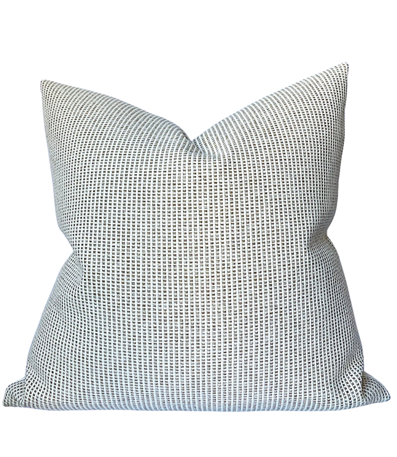 Kelly Wearstler Kumano Weave Pillow Cover in Ivory Linen