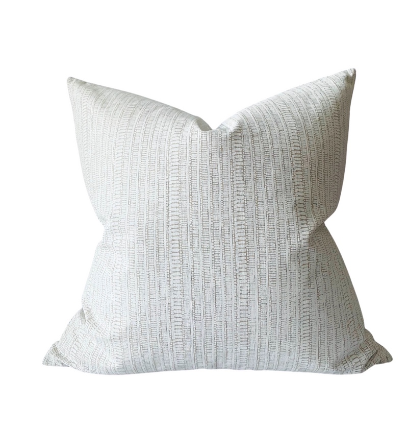 Saqqara Pillow Cover in Chalk, Walter G Pillows, Decorative Throw Pillows