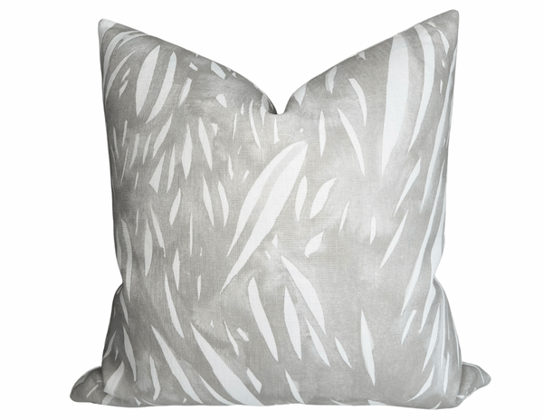 Windswept Pillow Cover in Grey