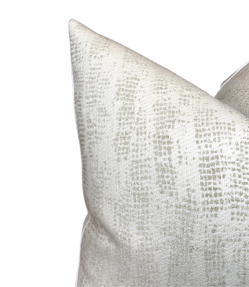 Kelly Wearstler Verse Pillow Cover in Ivory Ecru