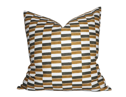 Odon Pillow Cover in Mustard Yellow