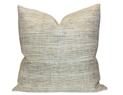 Schumacher Formentera Pillow Cover in Sand