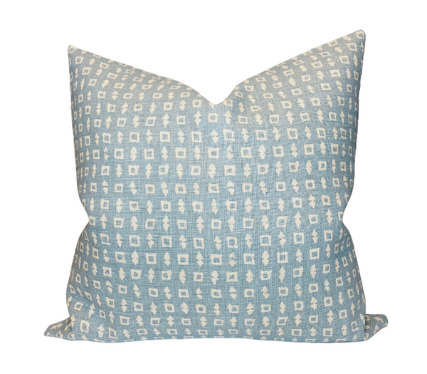 Peter Dunham Wabi Pillow Cover in Blue