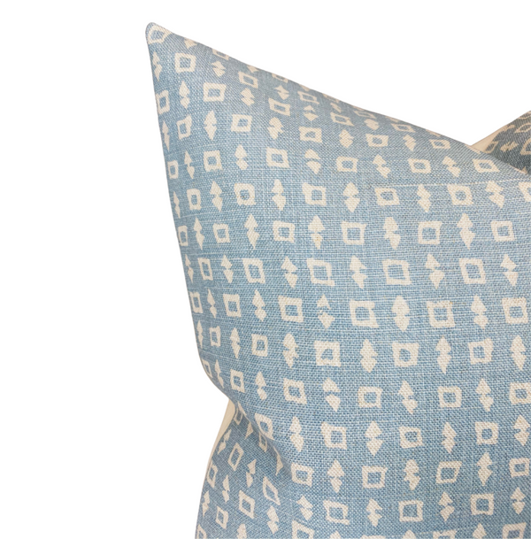 Peter Dunham Wabi Pillow Cover in Blue