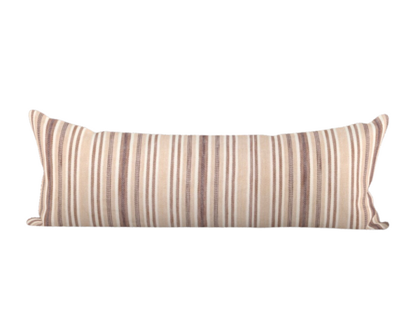 Bentley Stripe Pillow Cover in Tan