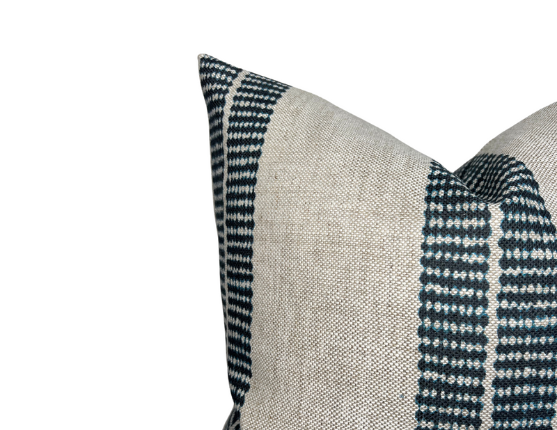 Clay McLaurin Band Pillow Cover in Indigo