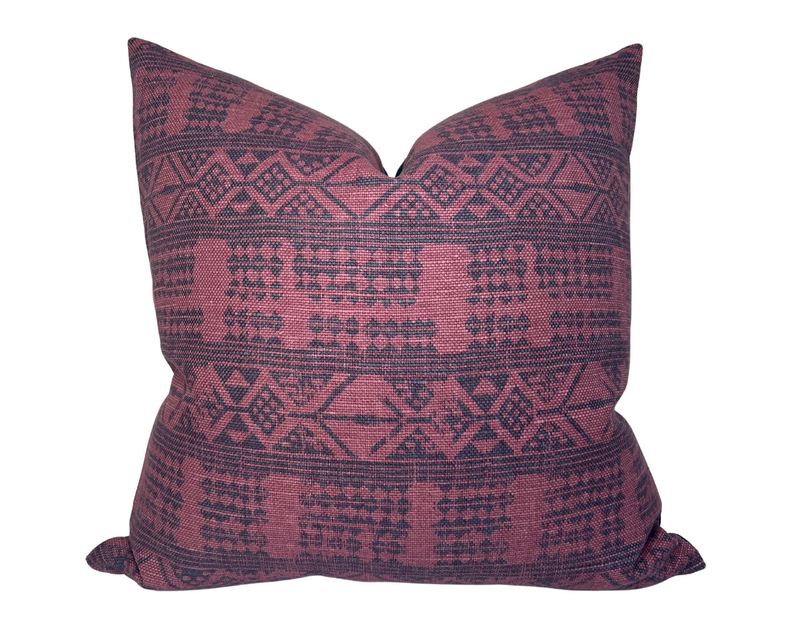 Peter Dunham Addis Pillow Cover in Midnight Pasha