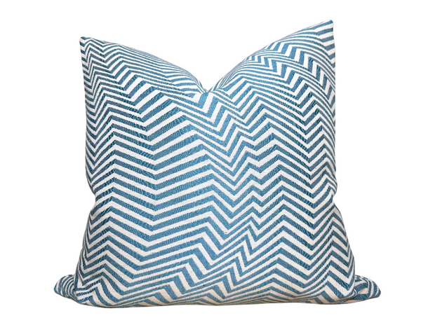 Sea Swell Pillow Cover in Blue