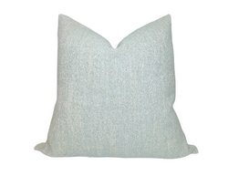 Vail Boucle Pillow Cover in Blue