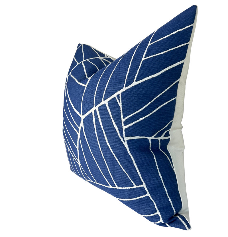 Thibaut Jordan Woven Pillow Cover in Royal Blue