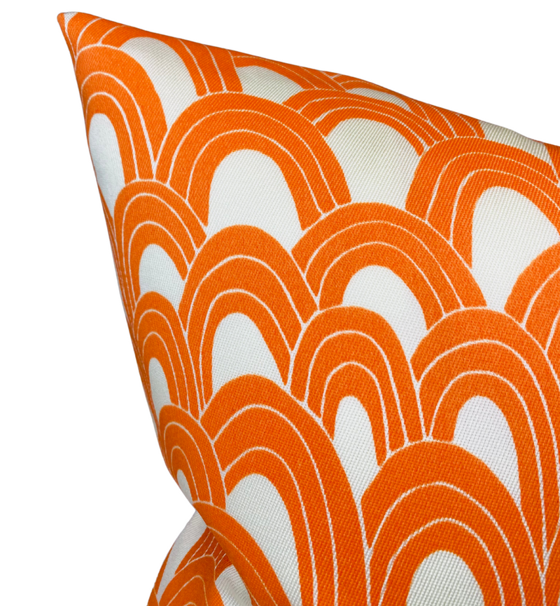 Trina Turk Outdoor Arches Pillow Cover in Orange