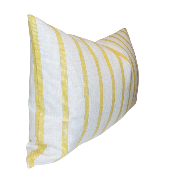 Market Stripe Pillow Cover in Goldenrod