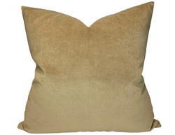 Ready to Ship, 20x20, Khaki Velvet Pillow Cover