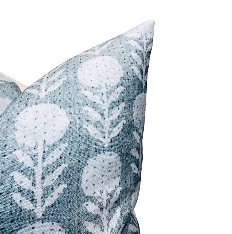 Clay McLaurin Zinnia Pillow Cover in Mineral