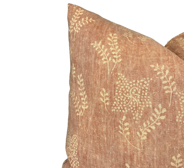 Aida Floral Pillow Cover in Roux