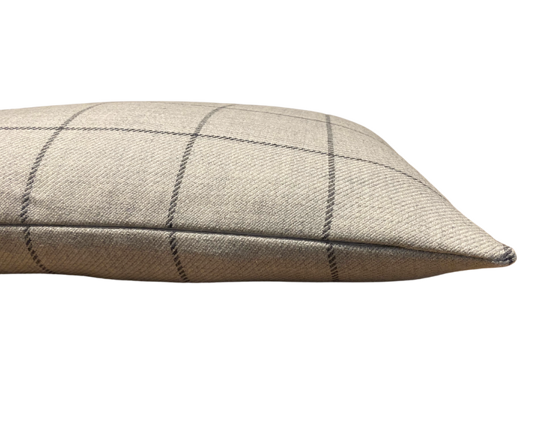 Schumacher Bancroft Wool Pillow Cover in Malt Brown