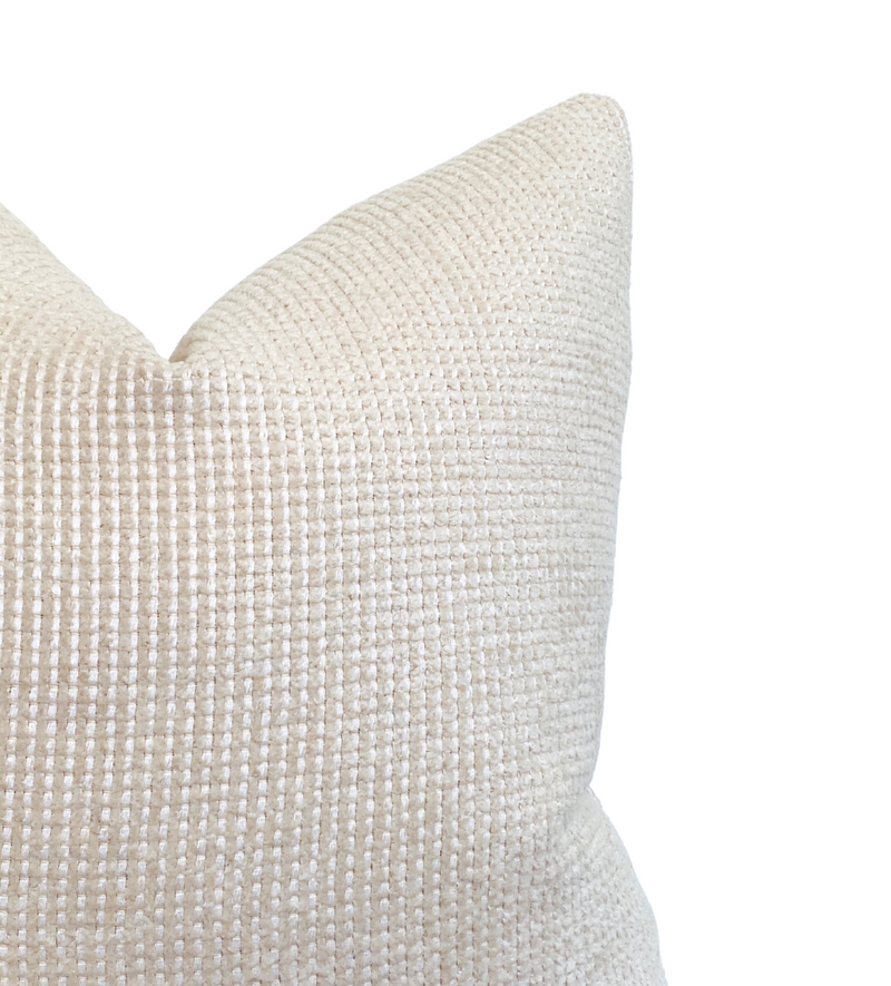 Tides Pillow Cover in Seashell