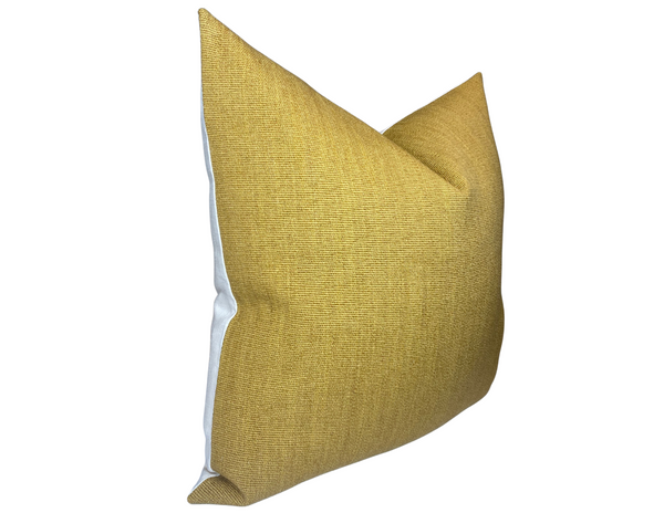 Pama Pillow Cover in Mustard, Designer Pillows