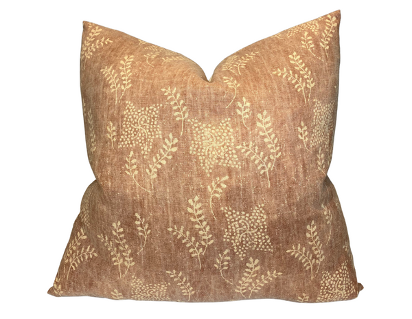 Aida Floral Pillow Cover in Roux