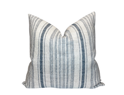 Clay McLaurin Dash Pillow Cover in Mineral Blue