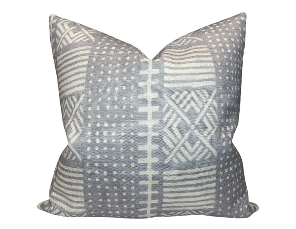 Dove Dots Pillow Cover in Grey