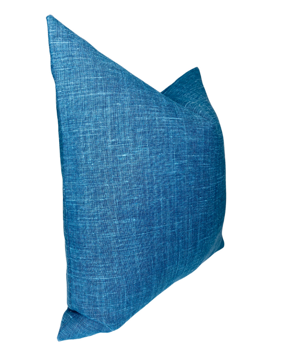 Oshin Pillow Cover in Ultramine Blue