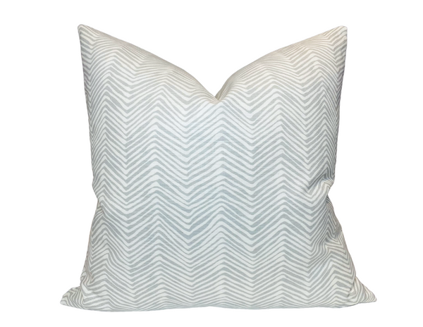 Petite Zig Zag Pillow Cover in Grey