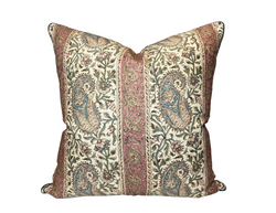 Portland Paisley Pillow Cover in Red