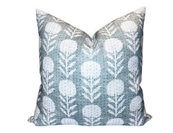 Clay McLaurin Zinnia Pillow Cover in Mineral