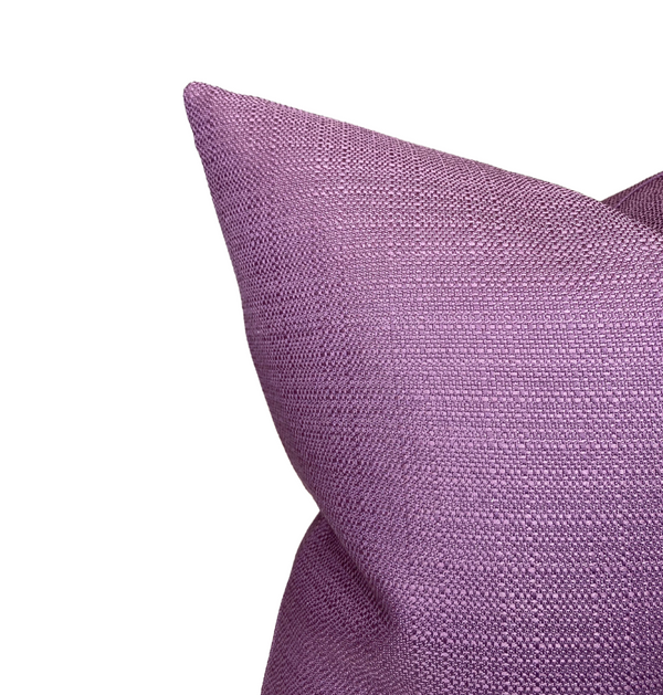 Ready to Ship, Linen Pillow Cover in Amethyst - Multiple Sizes Available