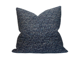 Zanzibar Tweed Pillow Cover in Indigo