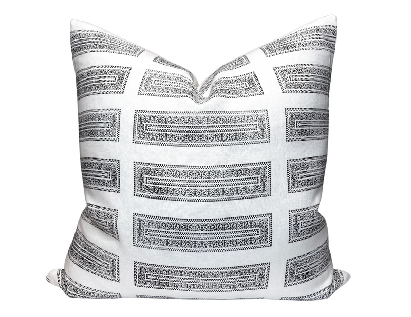 Temple Pillow Cover in Kohl