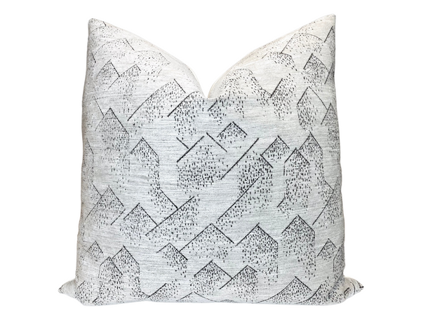 Kelly Wearstler Brink Pillow Cover in Graphite Ivory