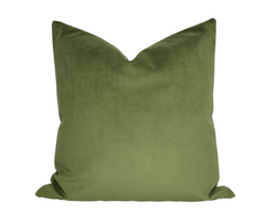 Luxe Velvet Pillow Cover in Fern