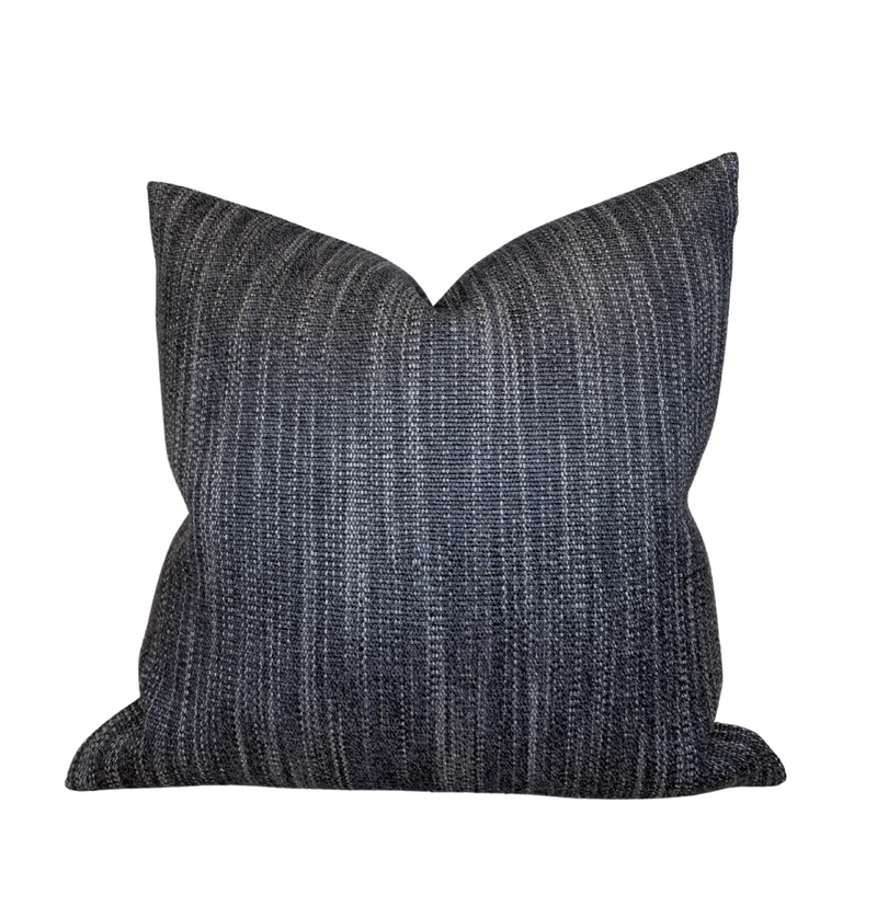 Pama Pillow Cover in Charcoal, Designer Pillows