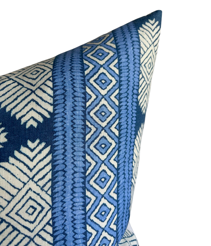 Austin Pillow Cover in Navy Blue