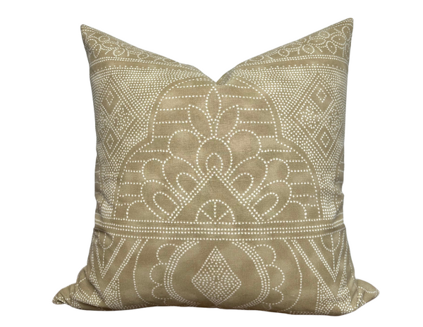 Medinas Pillow Cover in Camel Brown