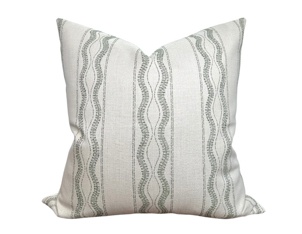 Peter Dunham Zanzibar Outdoor Pillow Cover in Moss, Indoor/Outdoor Pillows