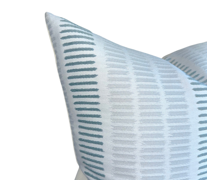 Thibaut Topsail Pillow Cover in Sterling and Slate