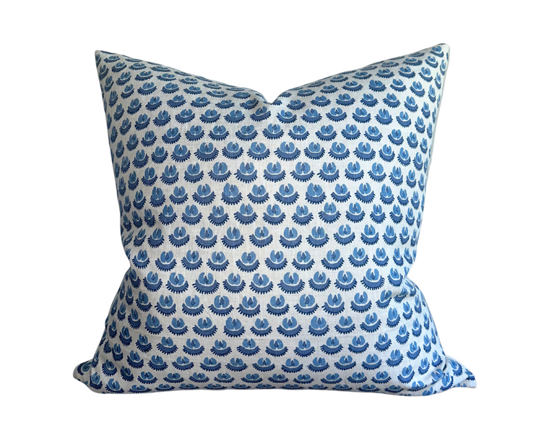 Cadiz Pillow Cover in Blue, Walter G Textiles