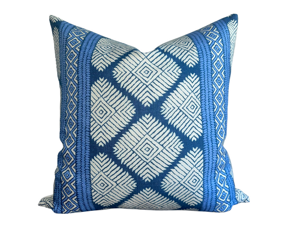 Austin Pillow Cover in Navy Blue