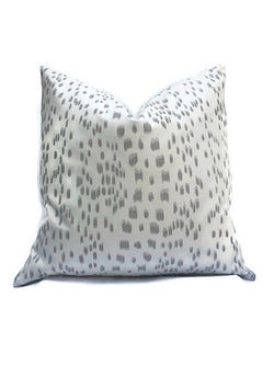 Les Touches Pillow Cover in Gray