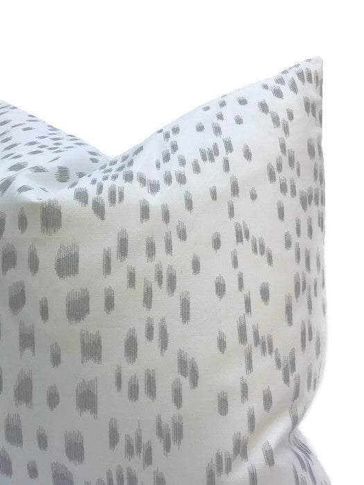 Les Touches Pillow Cover in Gray