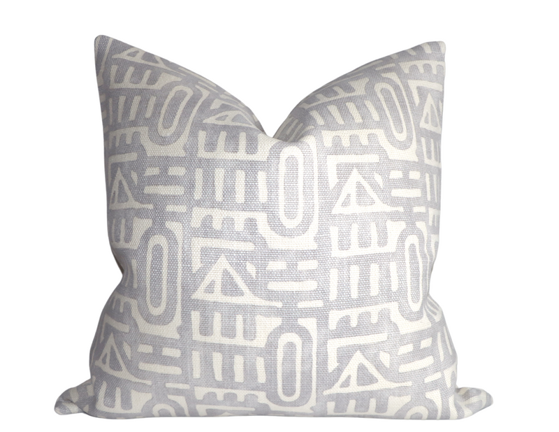 Keystone Pillow Cover in Fennel Grey