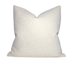 Boucle Pillow Cover in Ivory